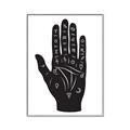Picture of Hamsa Hand _GroupedProduct_Rectangle_Portrait_Canvas_Framed_