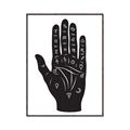 Picture of Hamsa Hand _GroupedProduct_Rectangle_Portrait_Canvas_Framed_