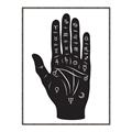 Picture of Hamsa Hand _GroupedProduct_Rectangle_Portrait_Canvas_Framed_