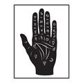 Picture of Hamsa Hand _GroupedProduct_Rectangle_Portrait_Canvas_Framed_