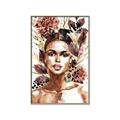Picture of Floral Beauty _GroupedProduct_Rectangle_Portrait_Canvas_Framed_