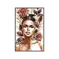 Picture of Floral Beauty _GroupedProduct_Rectangle_Portrait_Canvas_Framed_