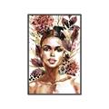 Picture of Floral Beauty _GroupedProduct_Rectangle_Portrait_Canvas_Framed_