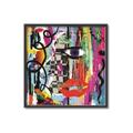 Picture of Face Collage _GroupedProduct_Square_Canvas_Framed_