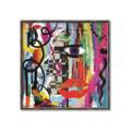 Picture of Face Collage _GroupedProduct_Square_Canvas_Framed_