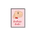 Picture of Badass Babe _GroupedProduct_Rectangle_Portrait_Canvas_Framed_
