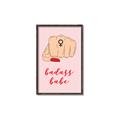 Picture of Badass Babe _GroupedProduct_Rectangle_Portrait_Canvas_Framed_