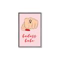 Picture of Badass Babe _GroupedProduct_Rectangle_Portrait_Canvas_Framed_