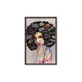 Picture of Graffiti Girl _GroupedProduct_Rectangle_Portrait_Canvas_Framed_