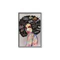 Picture of Graffiti Girl _GroupedProduct_Rectangle_Portrait_Canvas_Framed_