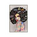 Picture of Graffiti Girl _GroupedProduct_Rectangle_Portrait_Canvas_Framed_