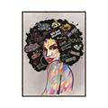 Picture of Graffiti Girl _GroupedProduct_Rectangle_Portrait_Canvas_Framed_
