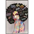 Picture of Graffiti Girl _GroupedProduct_Rectangle_Portrait_Canvas_Framed_