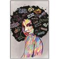 Picture of Graffiti Girl _GroupedProduct_Rectangle_Portrait_Canvas_Framed_