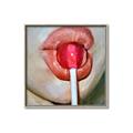 Picture of Lollipop Lips _GroupedProduct_Square_Canvas_Framed_