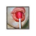 Picture of Lollipop Lips _GroupedProduct_Square_Canvas_Framed_
