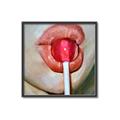 Picture of Lollipop Lips _GroupedProduct_Square_Canvas_Framed_