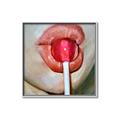 Picture of Lollipop Lips _GroupedProduct_Square_Canvas_Framed_