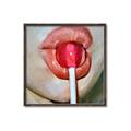 Picture of Lollipop Lips _GroupedProduct_Square_Canvas_Framed_