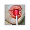 Picture of Lollipop Lips _GroupedProduct_Square_Canvas_Framed_