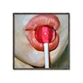 Picture of Lollipop Lips _GroupedProduct_Square_Canvas_Framed_