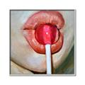 Picture of Lollipop Lips _GroupedProduct_Square_Canvas_Framed_