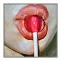 Picture of Lollipop Lips _GroupedProduct_Square_Canvas_Framed_