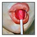 Picture of Lollipop Lips _GroupedProduct_Square_Canvas_Framed_