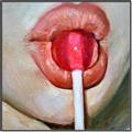 Picture of Lollipop Lips _GroupedProduct_Square_Canvas_Framed_