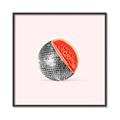 Picture of Watermelon Disco Ball  _GroupedProduct_Square_Canvas_Framed_