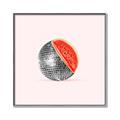 Picture of Watermelon Disco Ball  _GroupedProduct_Square_Canvas_Framed_