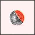 Picture of Watermelon Disco Ball  _GroupedProduct_Square_Canvas_Framed_