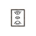 Picture of Three Eyes _GroupedProduct_Rectangle_Portrait_Canvas_Framed_
