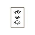 Picture of Three Eyes _GroupedProduct_Rectangle_Portrait_Canvas_Framed_