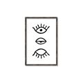 Picture of Three Eyes _GroupedProduct_Rectangle_Portrait_Canvas_Framed_