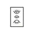 Picture of Three Eyes _GroupedProduct_Rectangle_Portrait_Canvas_Framed_