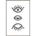 Picture of Three Eyes _GroupedProduct_Rectangle_Portrait_Canvas_Framed_
