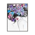 Picture of Butterfly Hair  _GroupedProduct_Rectangle_Portrait_Canvas_Framed_