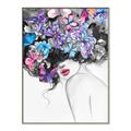 Picture of Butterfly Hair  _GroupedProduct_Rectangle_Portrait_Canvas_Framed_