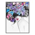 Picture of Butterfly Hair  _GroupedProduct_Rectangle_Portrait_Canvas_Framed_