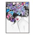 Picture of Butterfly Hair  _GroupedProduct_Rectangle_Portrait_Canvas_Framed_