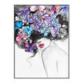 Picture of Butterfly Hair  _GroupedProduct_Rectangle_Portrait_Canvas_Framed_