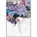 Picture of Butterfly Hair  _GroupedProduct_Rectangle_Portrait_Canvas_Framed_