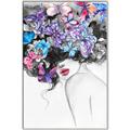 Picture of Butterfly Hair  _GroupedProduct_Rectangle_Portrait_Canvas_Framed_