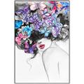 Picture of Butterfly Hair  _GroupedProduct_Rectangle_Portrait_Canvas_Framed_