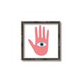 Picture of Hand Eye  _GroupedProduct_Square_Canvas_Framed_