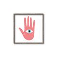 Picture of Hand Eye  _GroupedProduct_Square_Canvas_Framed_