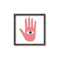 Picture of Hand Eye  _GroupedProduct_Square_Canvas_Framed_