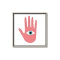 Picture of Hand Eye  _GroupedProduct_Square_Canvas_Framed_