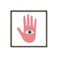 Picture of Hand Eye  _GroupedProduct_Square_Canvas_Framed_